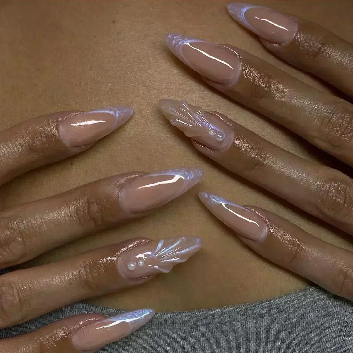 Butterfly Ballet Nails