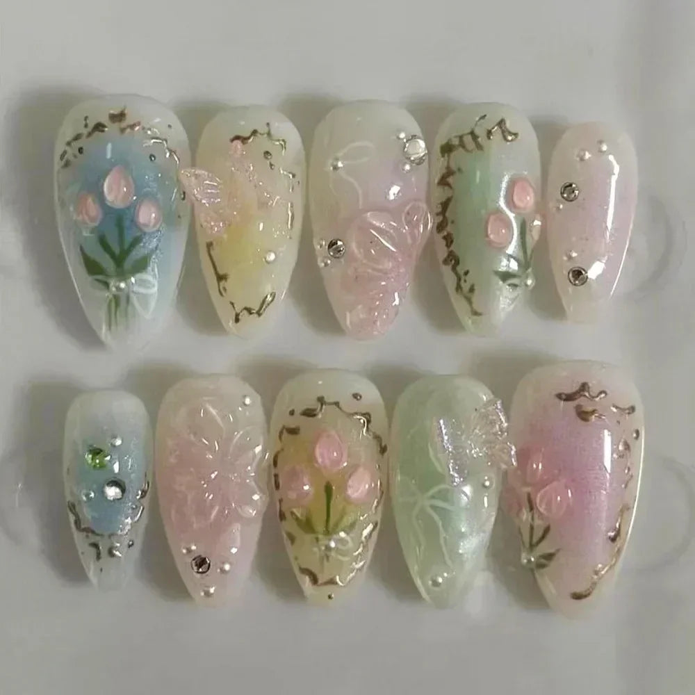 Butterfly Ballet Nails