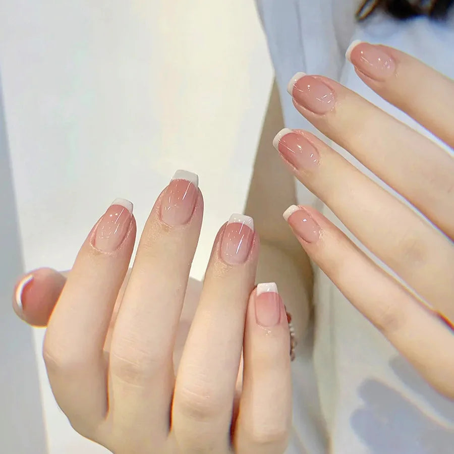 Rosé French Handmade Nails