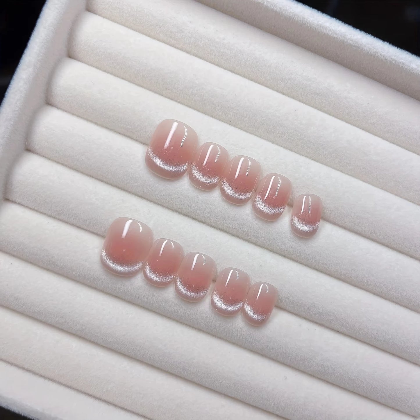 Rosé French Handmade Nails
