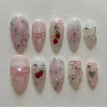 Flora Ballet Press-On Nails