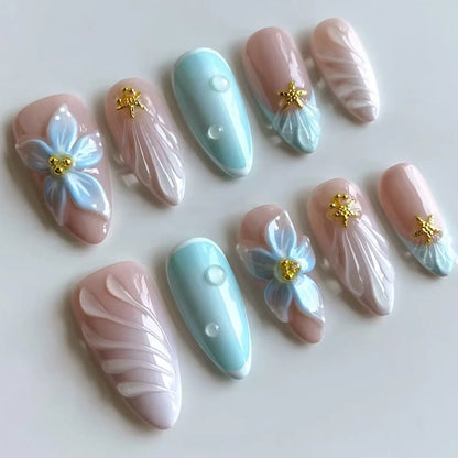 Butterfly Ballet Nails