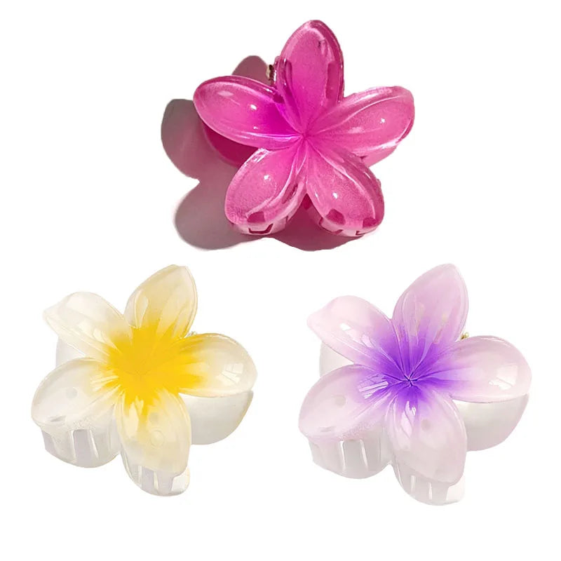 Hawaiian Mini Flower Hair Clips