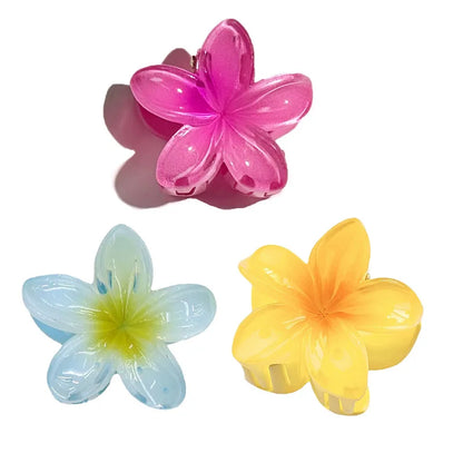Hawaiian Mini Flower Hair Clips